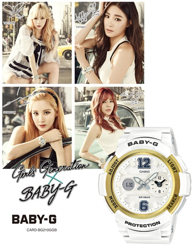 CASIO BABY-G นาฬิกาข้อมือ นาฬิกากันน้ำ นาฬิกาของแท้ ประกันศูนย์ CMG 1 ปี รุ่น BGA-210GGB-7B นาฬิกาสีขาว