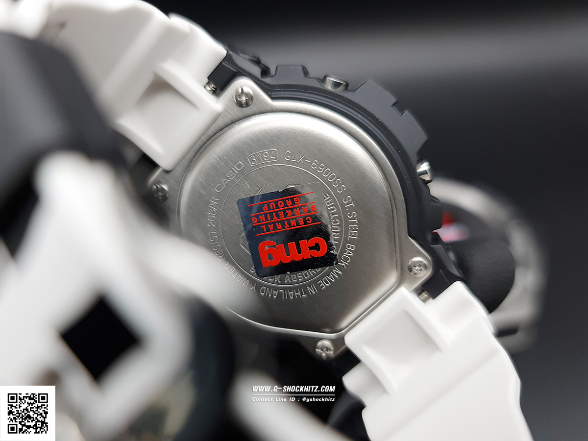 CASIO G-SHOCK นาฬิกาข้อมือ นาฬิกากันน้ำ นาฬิกาของแท้ ประกันศูนย์ CMG 1 ปี รุ่น GLX-6900SS-1 นาฬิกาสีดำ