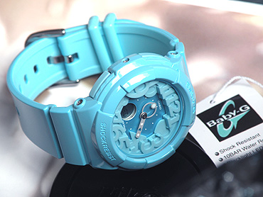 CASIO BABY-G นาฬิกาข้อมือ นาฬิกากันน้ำ นาฬิกาของแท้ ประกันศูนย์ CMG 1 ปี รุ่น BGA-130-2B นาฬิกาสีฟ้า