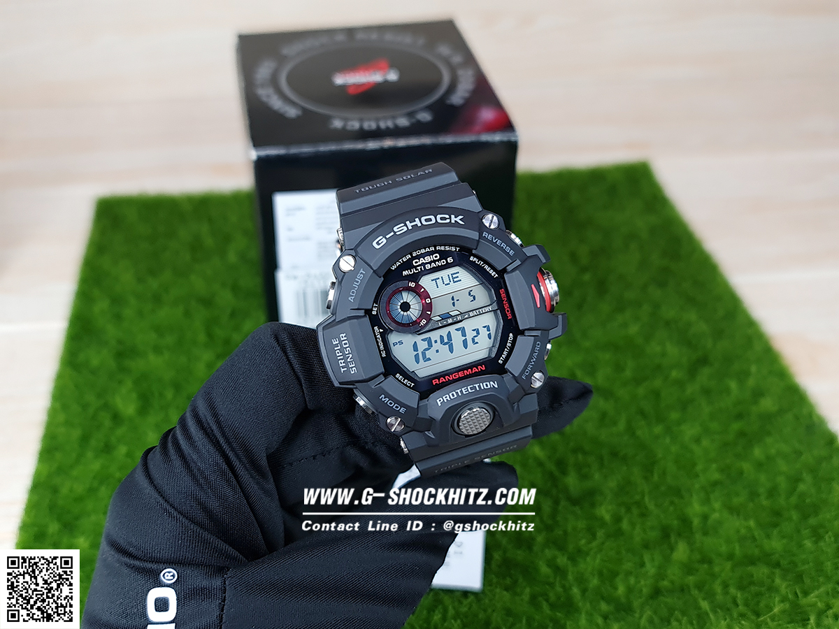 CASIO MID YEAR SALE G-SHOCK นาฬิกาข้อมือ นาฬิกากันน้ำ นาฬิกาของแท้ ประกันศูนย์ CMG 1 ปี รุ่น GW-9400-1 นาฬิกาสีดำ