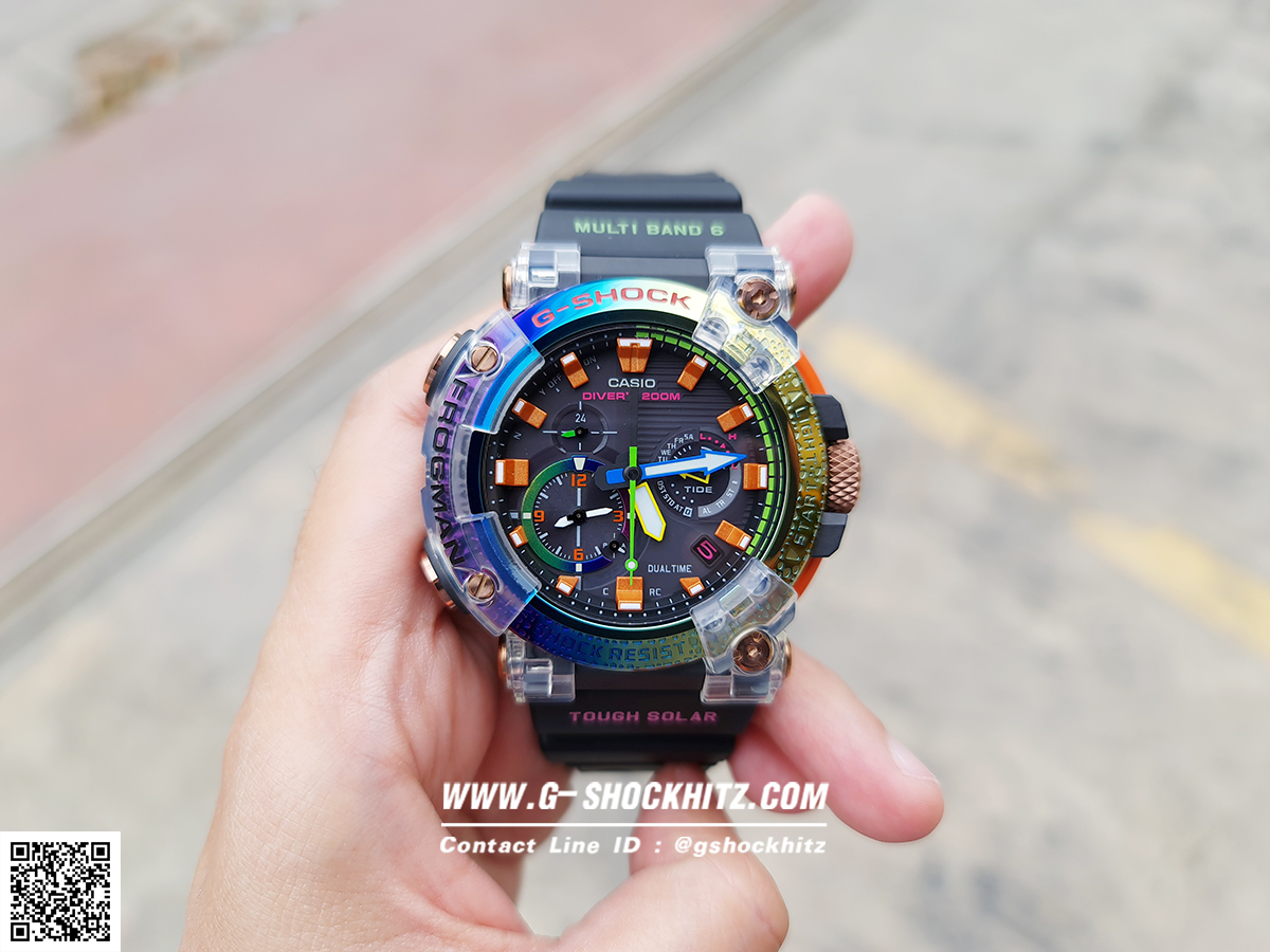 CASIO G-SHOCK นาฬิกาข้อมือ นาฬิกากันน้ำ นาฬิกาของแท้ ประกันศูนย์ CMG 1 ปี รุ่น GWF-A1000BRT-1A นาฬิกาสีดำ