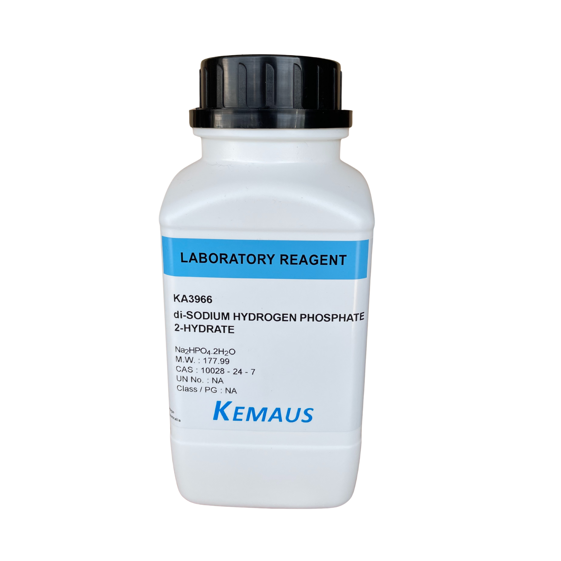 di-Sodium hydrogen phosphate 2-hydrate, Lab 500 g. KemAus™