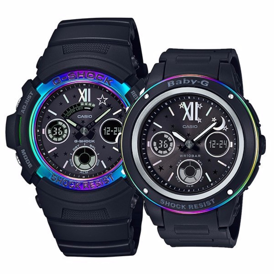 CASIO LOVESET นาฬิกาข้อมือ นาฬิกากันน้ำ นาฬิกาของแท้ ประกันศูนย์ CMG 1 ปี รุ่น LOV-17B-1A นาฬิกาสีดำ