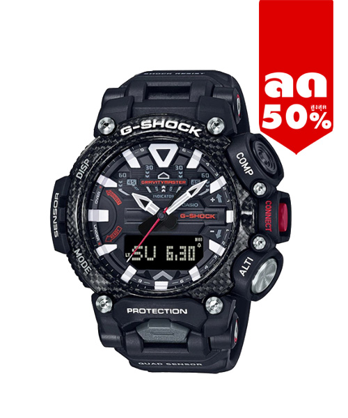 CASIO G-SHOCK นาฬิกาข้อมือ นาฬิกากันน้ำ นาฬิกาของแท้ ประกันศูนย์ CMG 1 ปี รุ่น GR-B200-1A นาฬิกาสีดำ