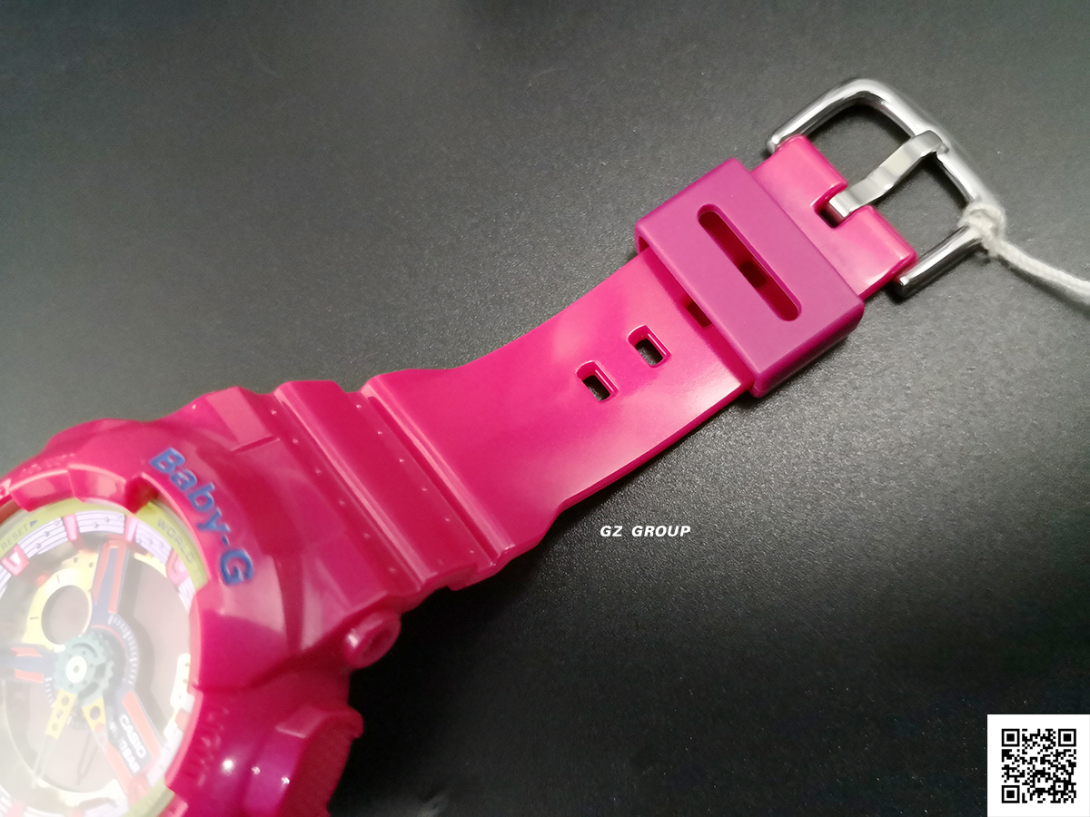 CASIO MID YEAR SALE BABY-G พร้อมส่ง นาฬิกาข้อมือ นาฬิกากันน้ำ นาฬิกาของแท้ ประกันศูนย์ CMG 1 ปี รุ่น BA-112-4A นาฬิกาสีชมพู