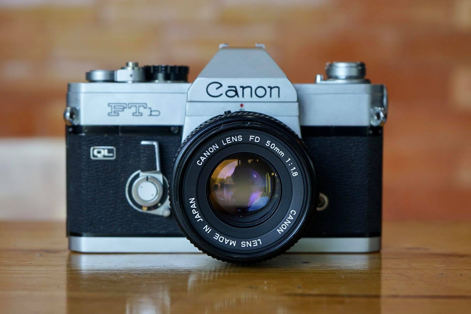 CANON FTb QL(BODY) CANON LENS FD 50MM.F1.8