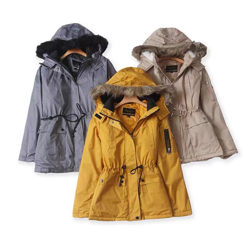 Miss london เสื้อโค้ทฮู้ดกันหนาว เสื้อปาร์กา parka สีชมพู แบรนด์Miss london สำเนา สำเนา ชมพู
