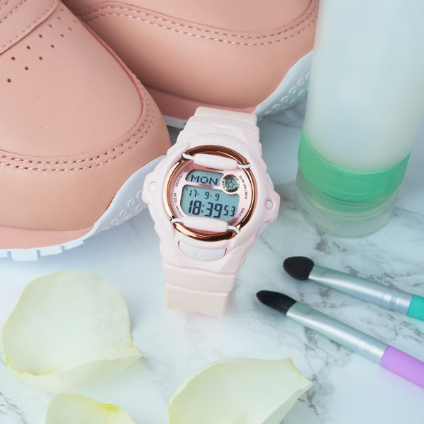 CASIO BABY-G นาฬิกาข้อมือ นาฬิกากันน้ำ นาฬิกาของแท้ ประกันศูนย์ CMG 1 ปี รุ่น BG-169G-4B นาฬิกาสีชมพู