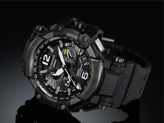 CASIO G-SHOCK นาฬิกาข้อมือ นาฬิกากันน้ำ นาฬิกาของแท้ ประกันศูนย์ CMG 1 ปี รุ่น GPW-1000-1B นาฬิกาสีดำ