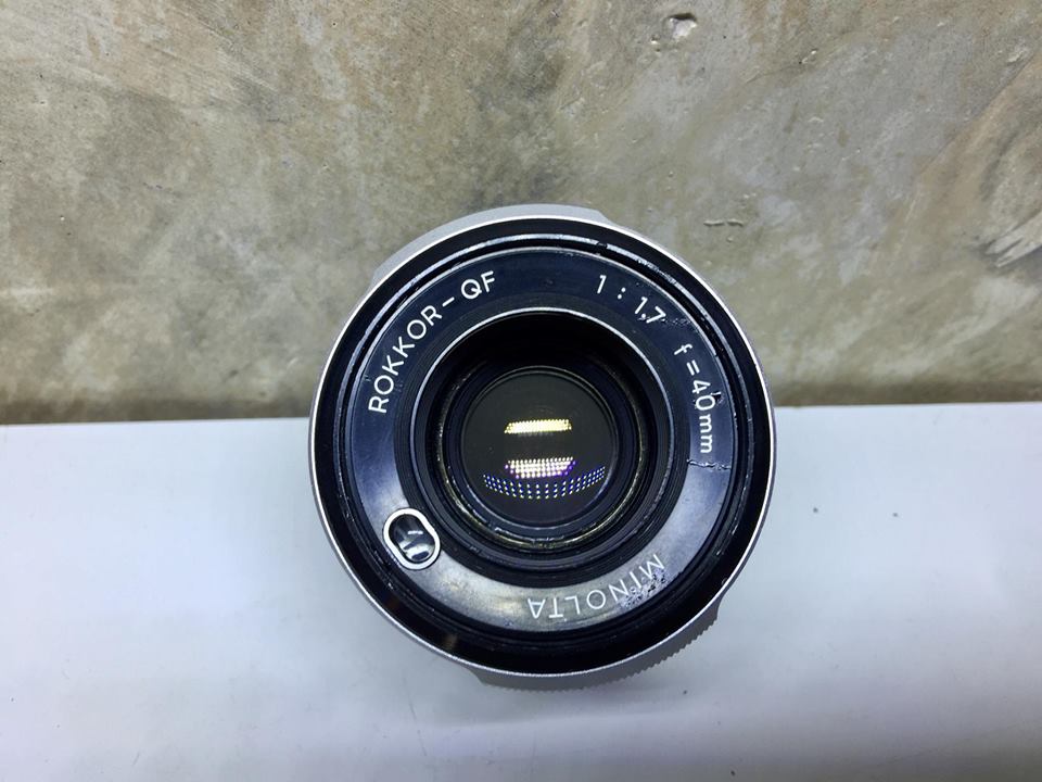 MINOLTA ROKKOR-QF 40MM.F1.7 MODIFLY M4/3 MOUNT