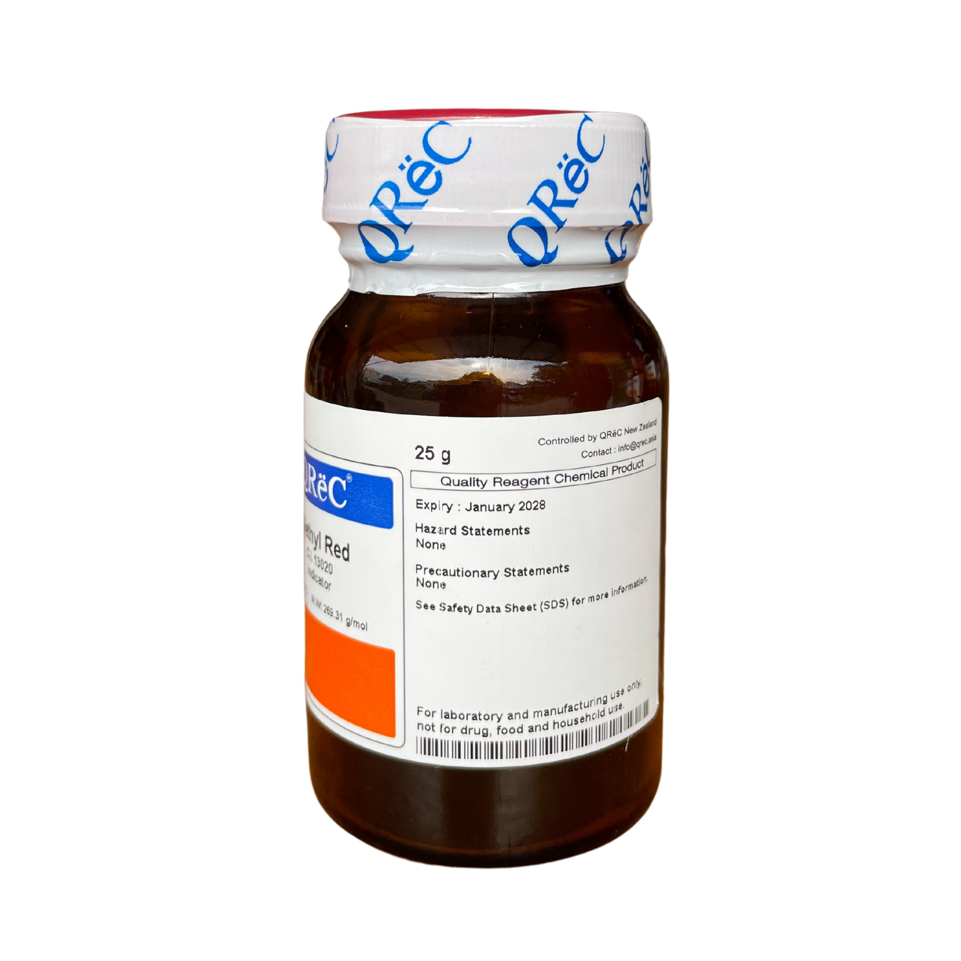 Methyl Red C.I. 13020, Indicator 25 g. QReC™