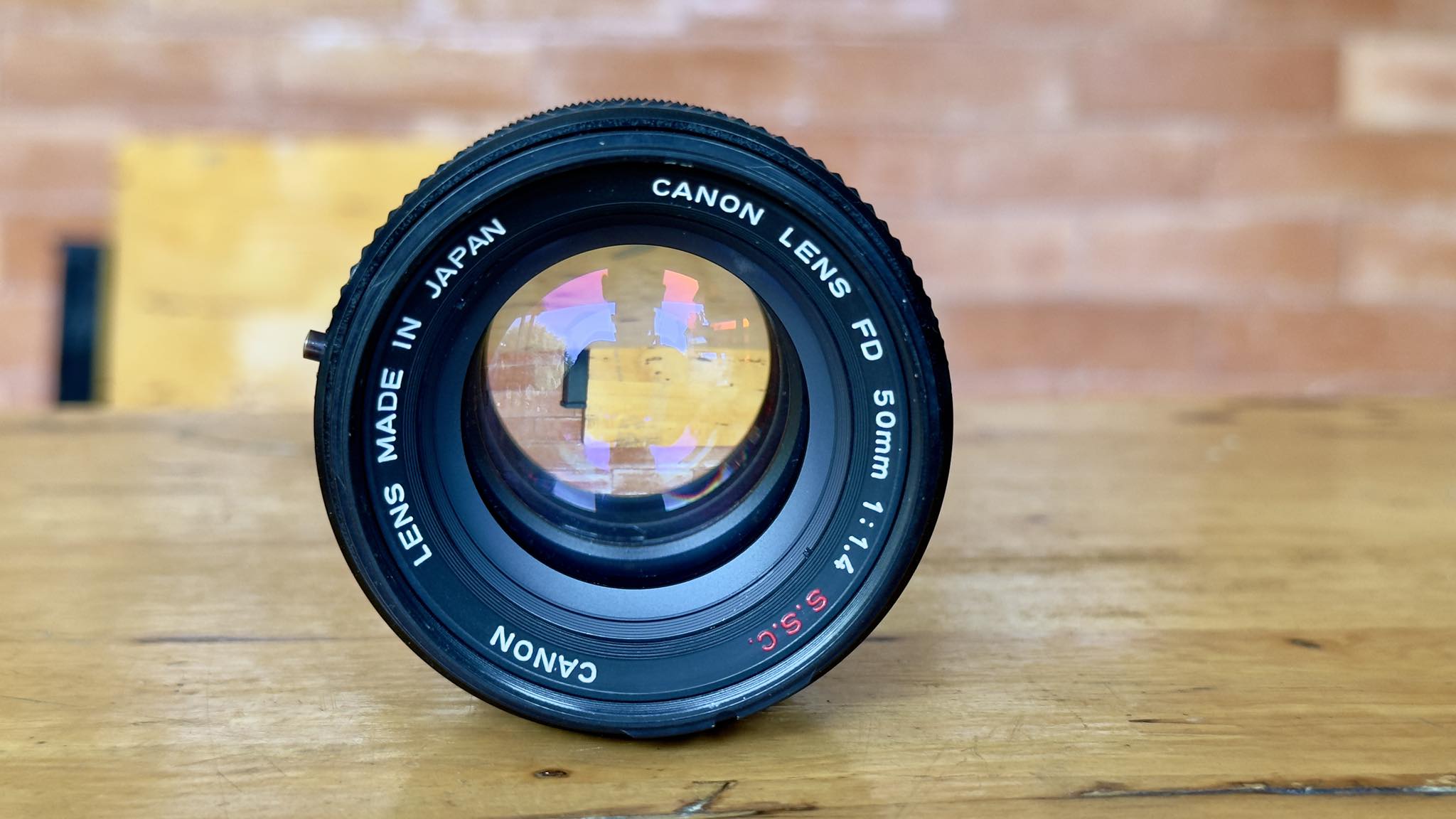 CANON LENS FD 50MM.F1.4 S.S.C FD MOUNT