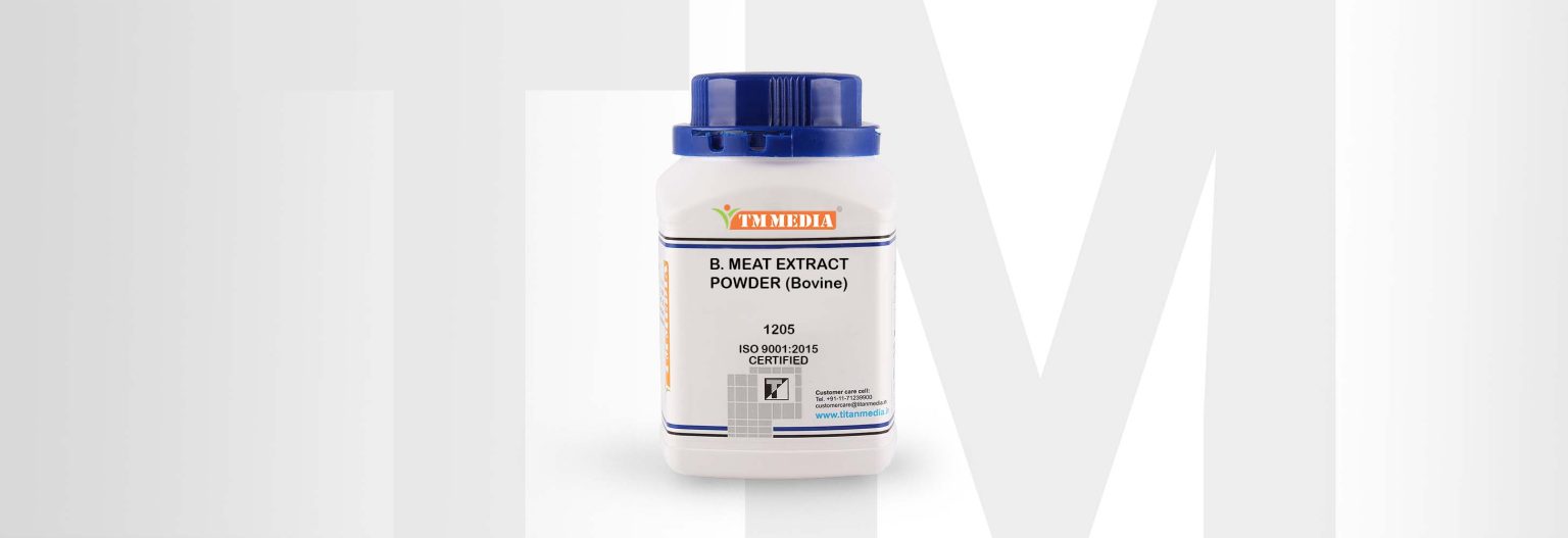 B.MEAT EXTRACT POWDER (Bovine), 500 g. TM MEDIA®
