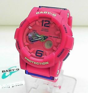 CASIO BABY-G นาฬิกาข้อมือ นาฬิกากันน้ำ นาฬิกาของแท้ ประกันศูนย์ CMG 1 ปี รุ่น BGA-180-4B3 นาฬิกาสีชมพู