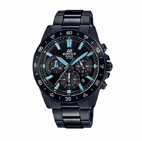 CASIO EDIFICE นาฬิกาข้อมือ นาฬิกากันน้ำ นาฬิกาของแท้ ประกันศูนย์ CMG 1 ปี รุ่น EFV-570DC-1A นาฬิกาสีดำ