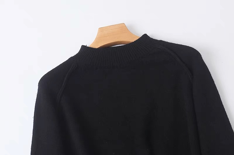 เสื้อหนาวไหมพรม ไหมพรมถัก เนื้อไหม นุ่ม สวย งานปักปลายแขน