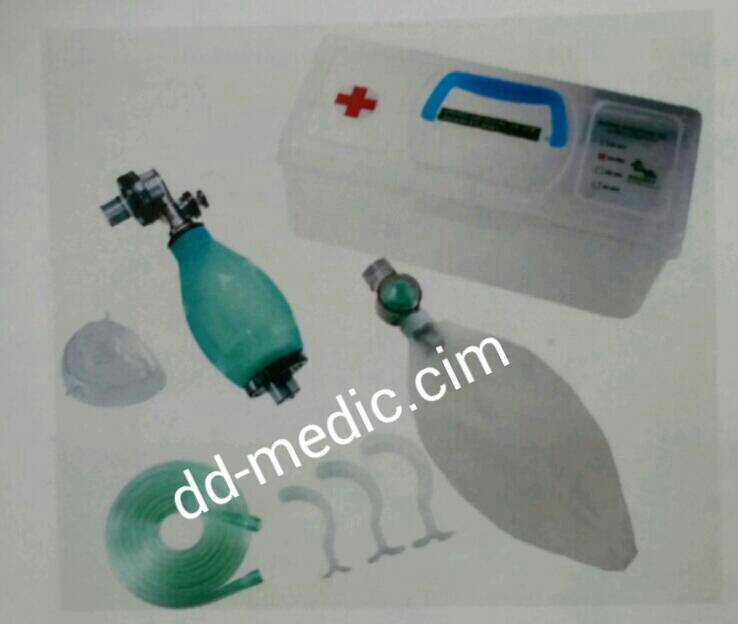 ชุดช่วยหายใจแบบมือบีบ Ambu bag ครบชุดสำหรับเด็กโต ยี่ห้อ Topster ประเทศไต้หวัน