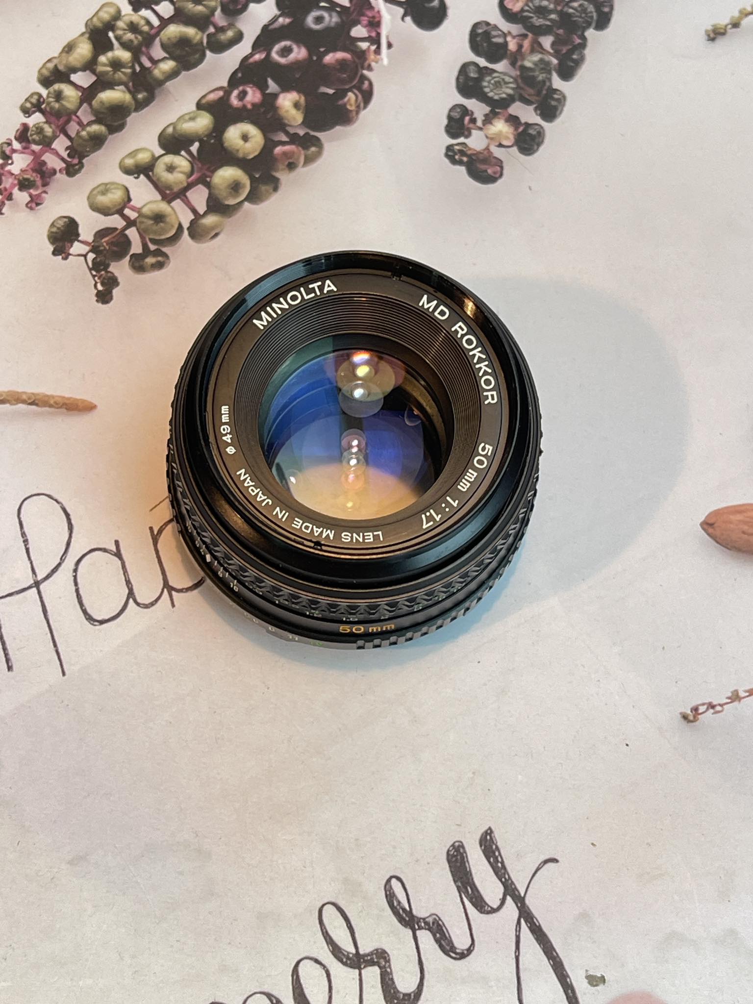 MINOLTA MD ROKKOR 50MM F1.7