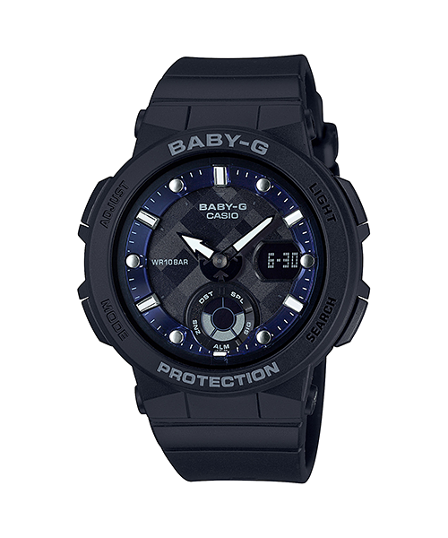 CASIO BABY-G นาฬิกาข้อมือ นาฬิกากันน้ำ นาฬิกาของแท้ ประกันศูนย์ CMG 1 ปี รุ่น BGA-250-1A นาฬิกาสีดำ