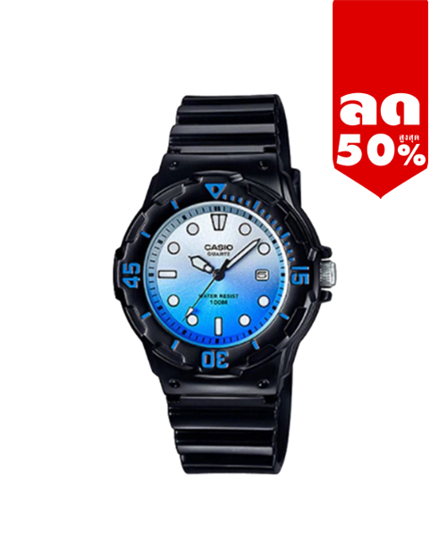 CASIO MID YEAR SALE นาฬิกาคาสิโอ พร้อมส่ง นาฬิกาข้อมือ นาฬิกากันน้ำ นาฬิกาของแท้ BTS ประกันศูนย์ CMG 1 ปี รุ่น LRW-200H-2E นาฬิกาสีดำ