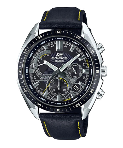 CASIO นาฬิกาคาสิโอ นาฬิกาข้อมือ นาฬิกากันน้ำ นาฬิกาของแท้ ประกันศูนย์ CMG 1 ปี รุ่น EFR-570BL-1A นาฬิกาสีดำ
