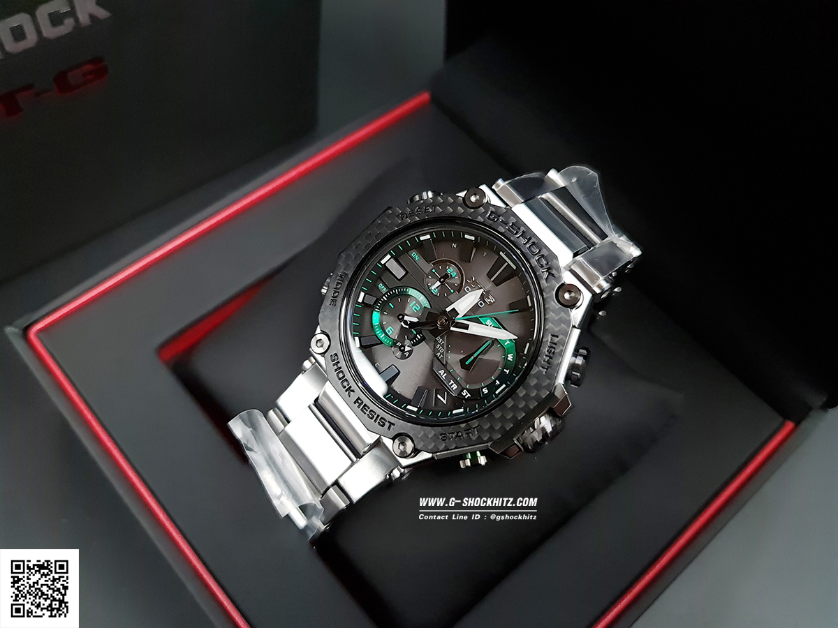 CASIO MID YEAR SALE G-SHOCK นาฬิกาข้อมือ นาฬิกากันน้ำ นาฬิกาของแท้ ประกันศูนย์ CMG 1 ปี รุ่น MTG-B2000XD-1A นาฬิกาสีเงิน