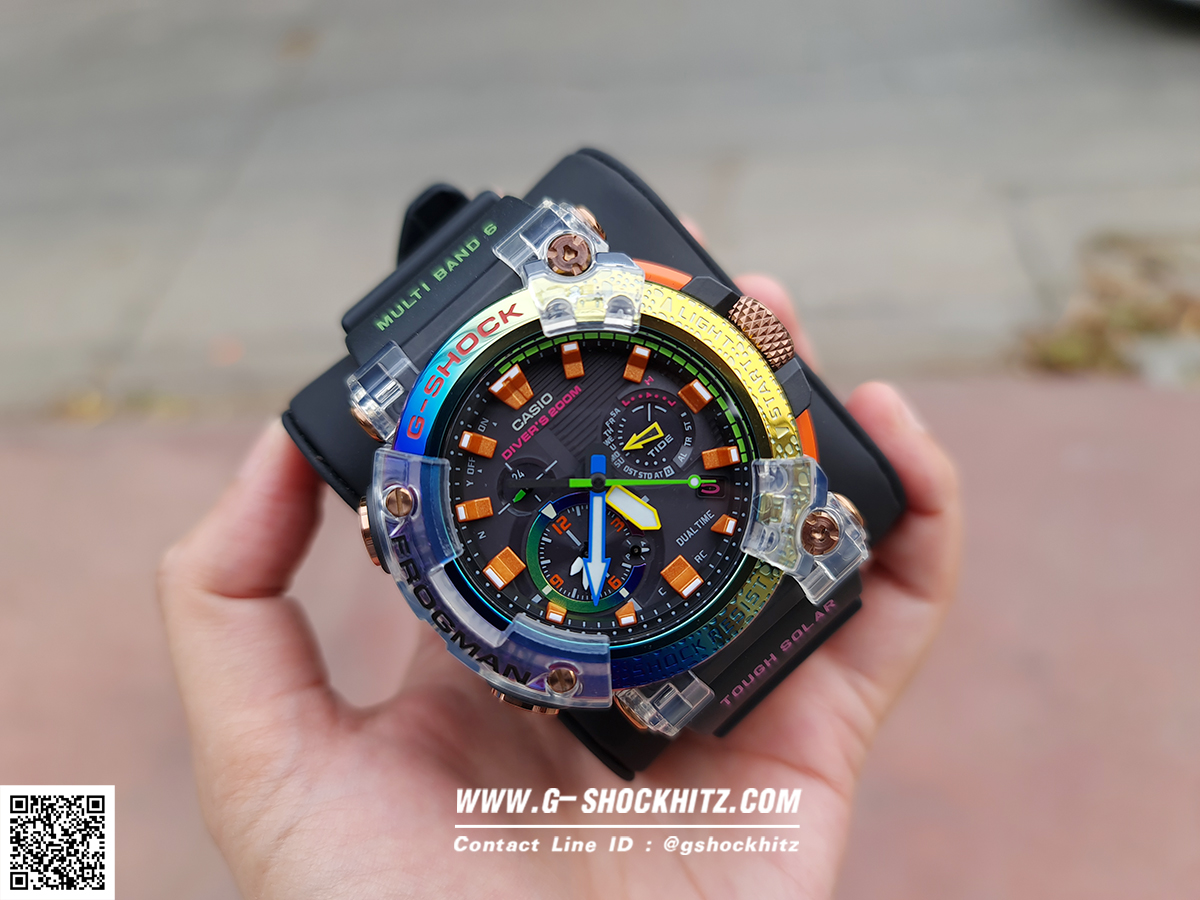 CASIO G-SHOCK นาฬิกาข้อมือ นาฬิกากันน้ำ นาฬิกาของแท้ ประกันศูนย์ CMG 1 ปี รุ่น GWF-A1000BRT-1A นาฬิกาสีดำ