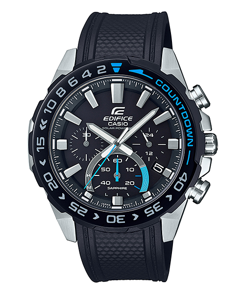 CASIO EDIFICE นาฬิกาข้อมือ นาฬิกากันน้ำ นาฬิกาของแท้ ประกันศูนย์ CMG 1 ปี รุ่น EFS-S550PB-1A นาฬิกาสีดำ