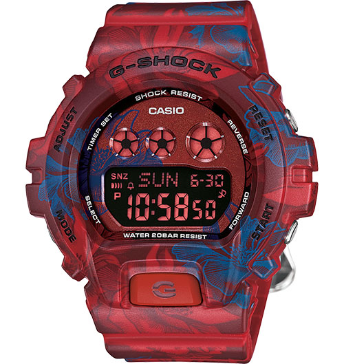 CASIO G-SHOCK G-SHOCK นาฬิกาข้อมือ นาฬิกากันน้ำ นาฬิกาของแท้ ประกันศูนย์ CMG 1 ปี รุ่น GMD-S6900F-4D นาฬิกาสีแดง