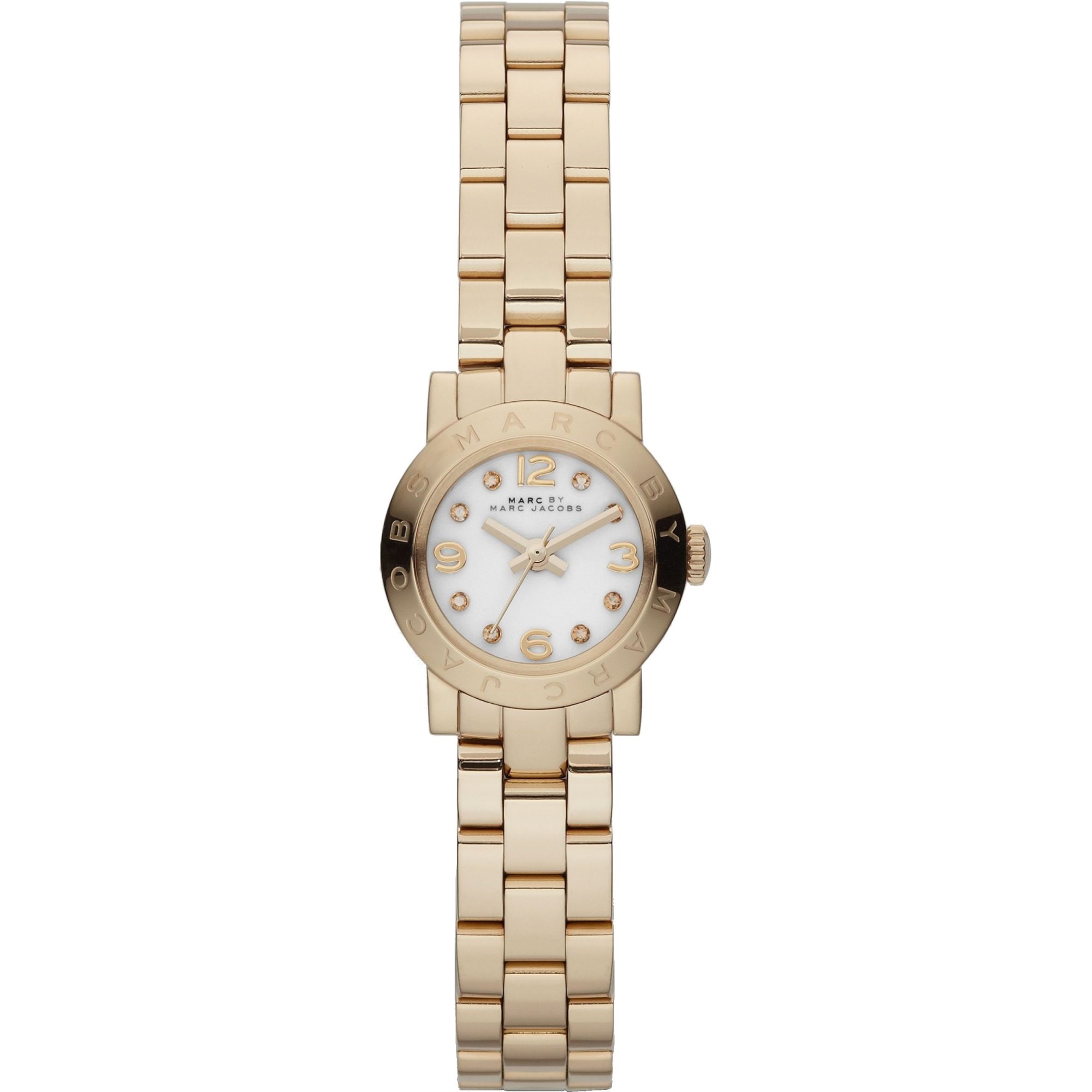 Marc Jacobs MBM3226 20mm Gold Steel Bracelet & Case Mineral Women's Watch