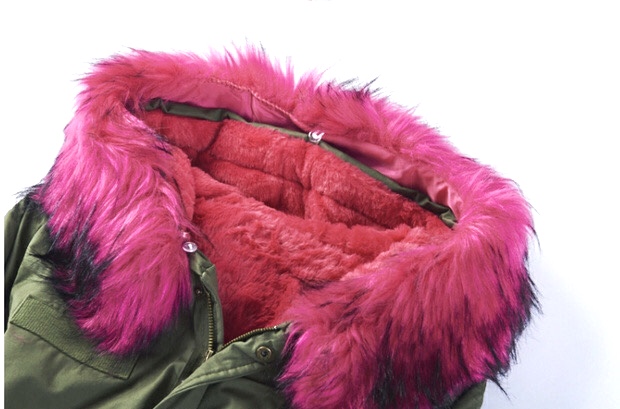 เสื้อโค้ทฮู้ดกันหนาว เสื้อปาร์กา parka แต่งเฟอร์ ดำ