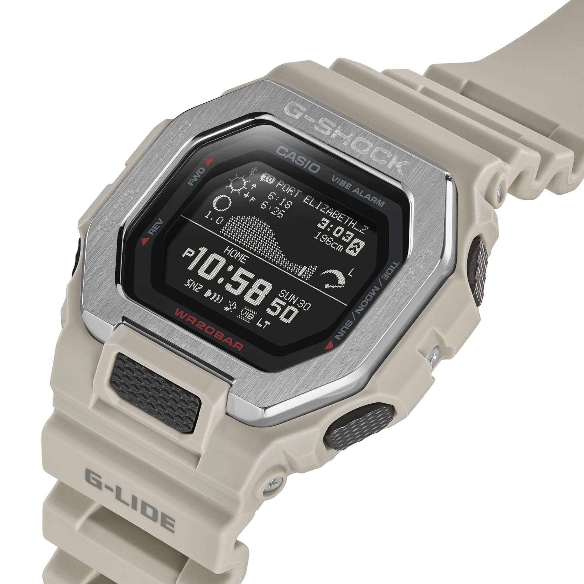 CASIO G-SHOCK นาฬิกาข้อมือ นาฬิกากันน้ำ นาฬิกาของแท้ ประกันศูนย์ CMG 1 ปี รุ่น GBX-100-8 นาฬิกาสีเทา
