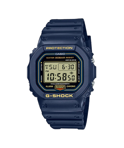 CASIO MID YEAR SALE G-SHOCK นาฬิกาข้อมือ นาฬิกากันน้ำ นาฬิกาของแท้ ประกันศูนย์ CMG 1 ปี รุ่น DW-5600RB-2 นาฬิกาสีน้ำเงิน