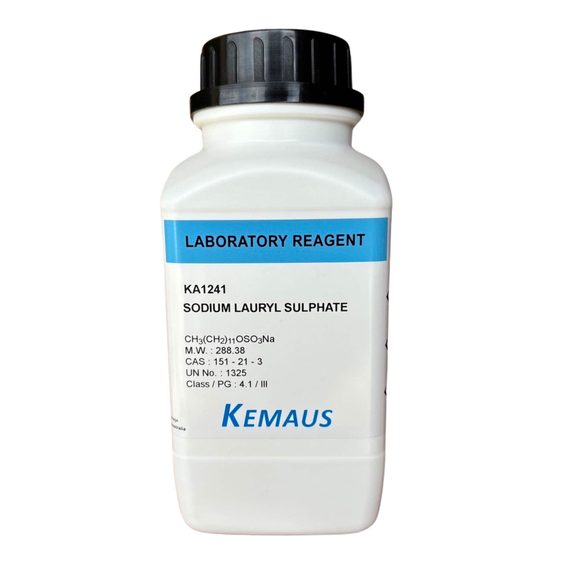 Sodium Lauryl Sulphate (Sodium Dodecyl Sulphate), Lab 500g KemAus™