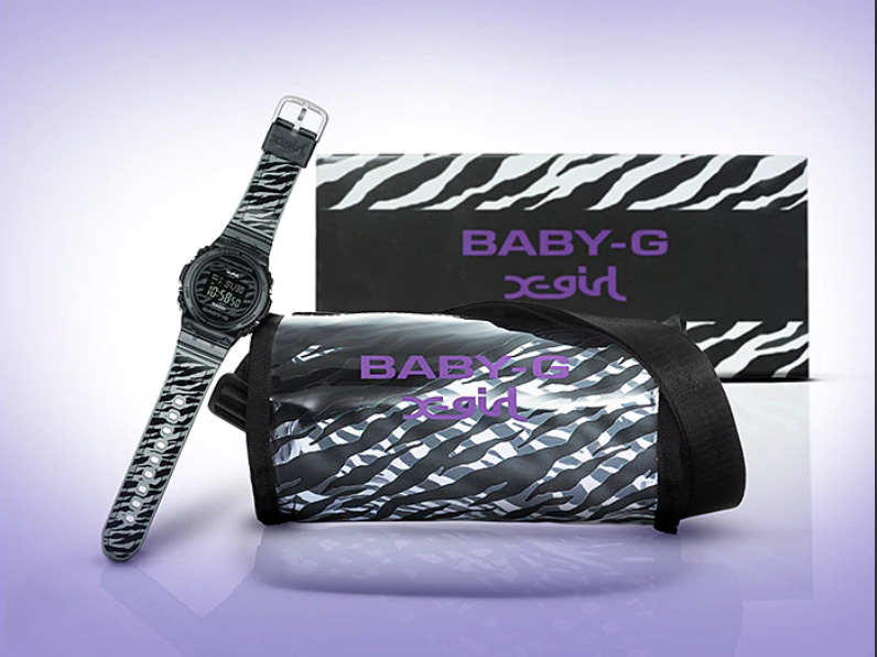 CASIO BABY-G นาฬิกาข้อมือ นาฬิกากันน้ำ นาฬิกาของแท้ ประกันศูนย์ CMG 1 ปี รุ่น BGD-570XG-8D นาฬิกาสีดำ