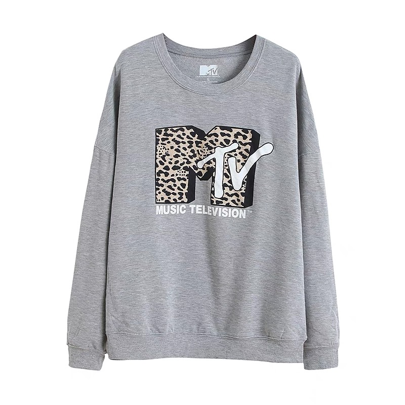 เสื้อวอร์ม สเวตเตอร์ M tv เทา