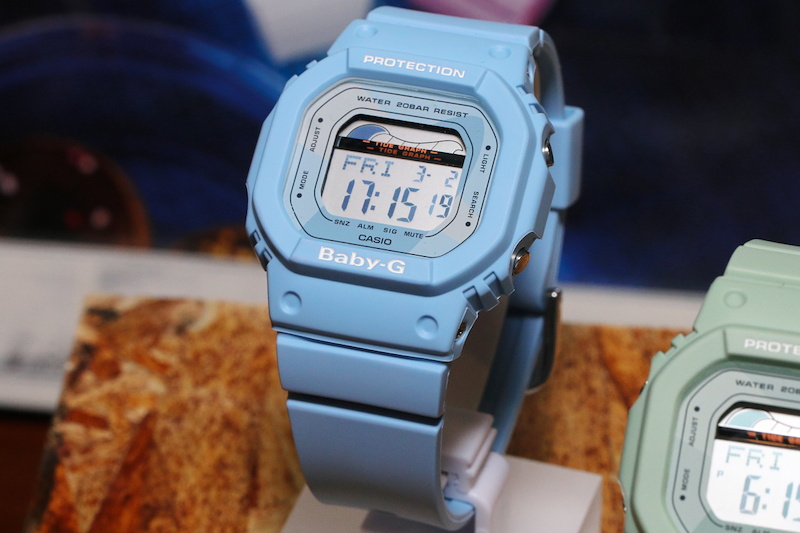 CASIO BABY-G นาฬิกาข้อมือ นาฬิกากันน้ำ นาฬิกาของแท้ ประกันศูนย์ CMG 1 ปี รุ่น BLX-560-2D นาฬิกาสีฟ้า