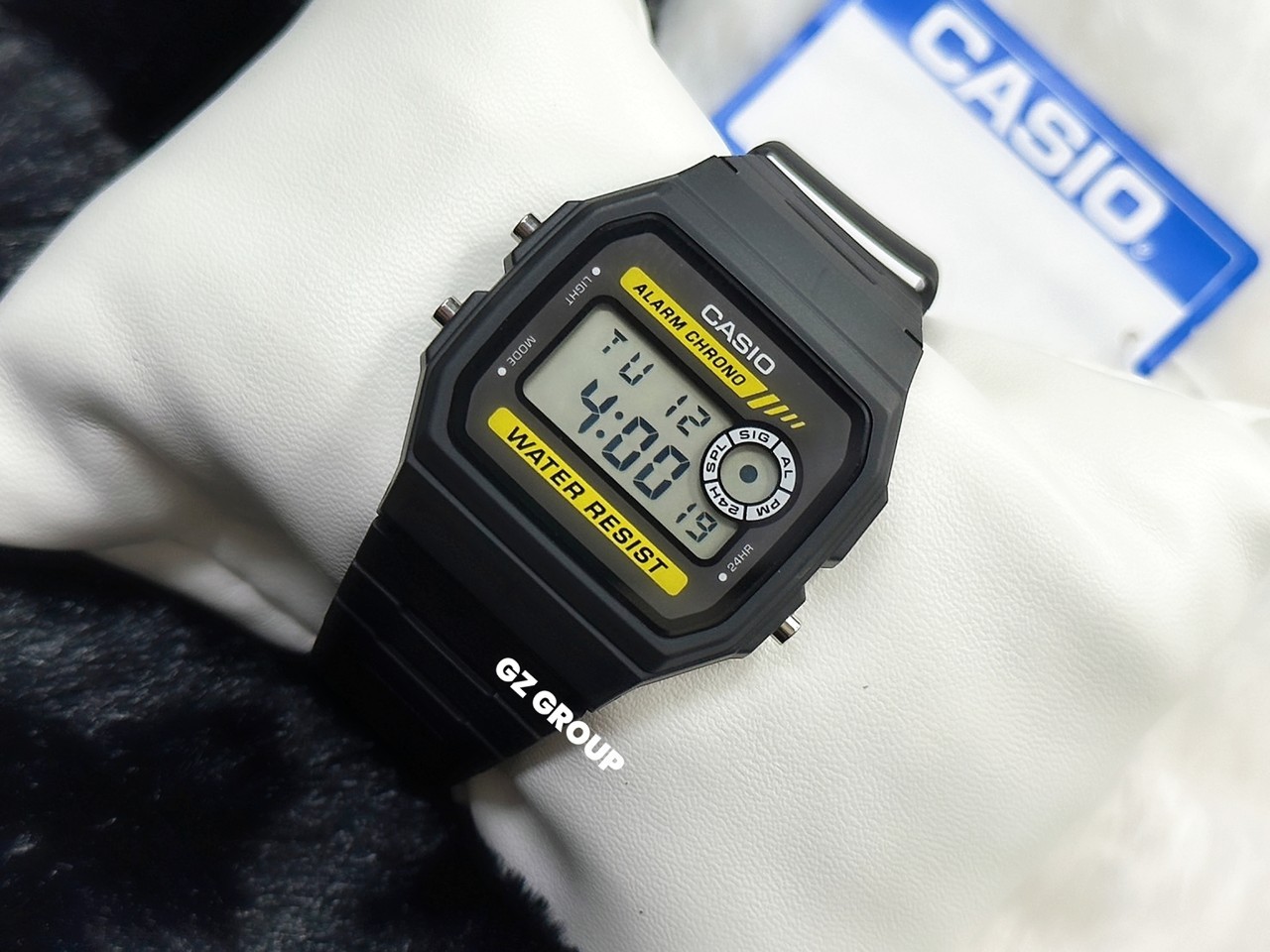 CASIO MID YEAR SALE นาฬิกาคาสิโอ พร้อมส่ง นาฬิกาข้อมือ นาฬิกากันน้ำ นาฬิกาของแท้ BTS ประกันศูนย์ CMG 1 ปี รุ่น F-94WA-9D นาฬิกาสีดำ