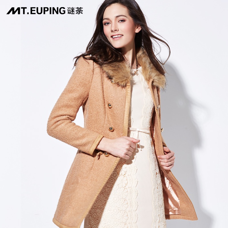 Mt.Euping เสื้อโค้ท เสื้อกันหนาว ตอปก แต่งกระดุมสองแถว คะ แบรนด์ MT.EUPING นู้ดกากึ