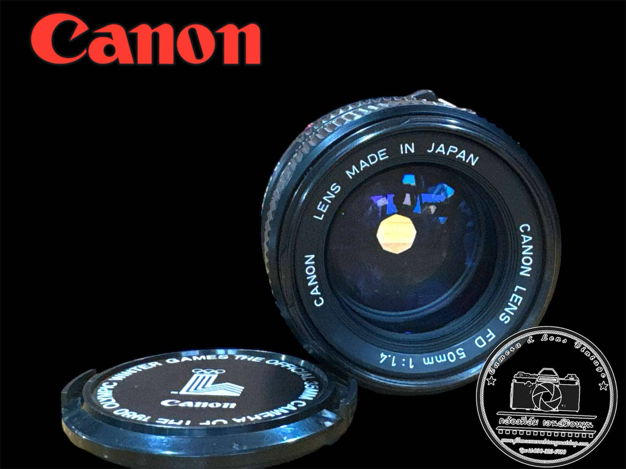 NEW CANON FD LENS 50MM.F1.4 FD MOUNT