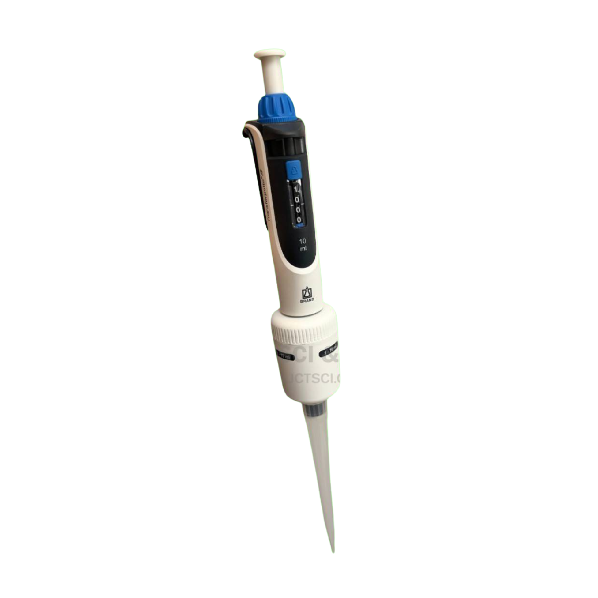 Transferpette S Adjustable Volume (Single Channel Pipette) เครื่องดูดจ่ายสารละลาย ขนาด 1-10 ml. ยี่ห้อ BrandTech