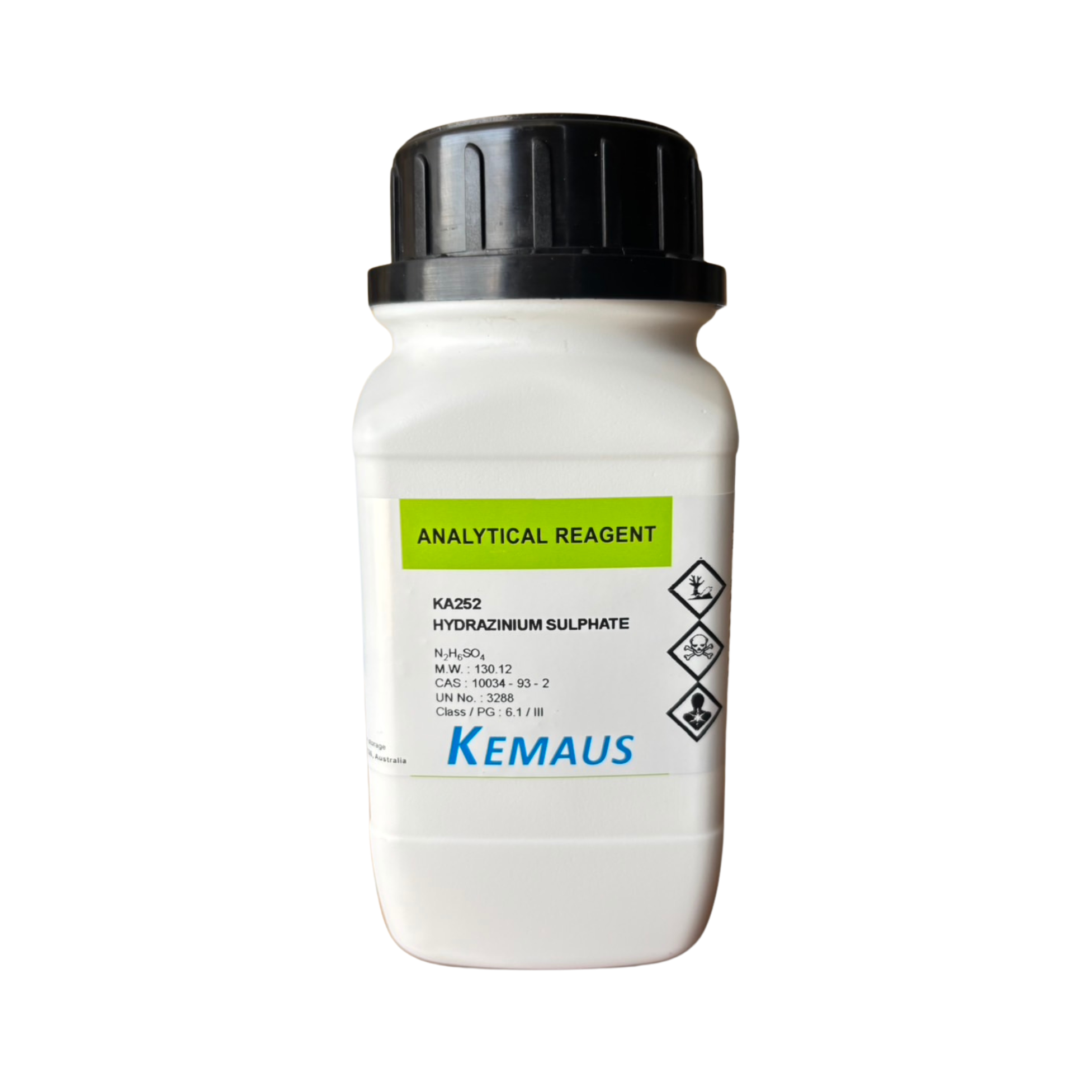 Hydrazinium Sulphate(Hydrazine Sulphate), AR 100 g. KemAus™