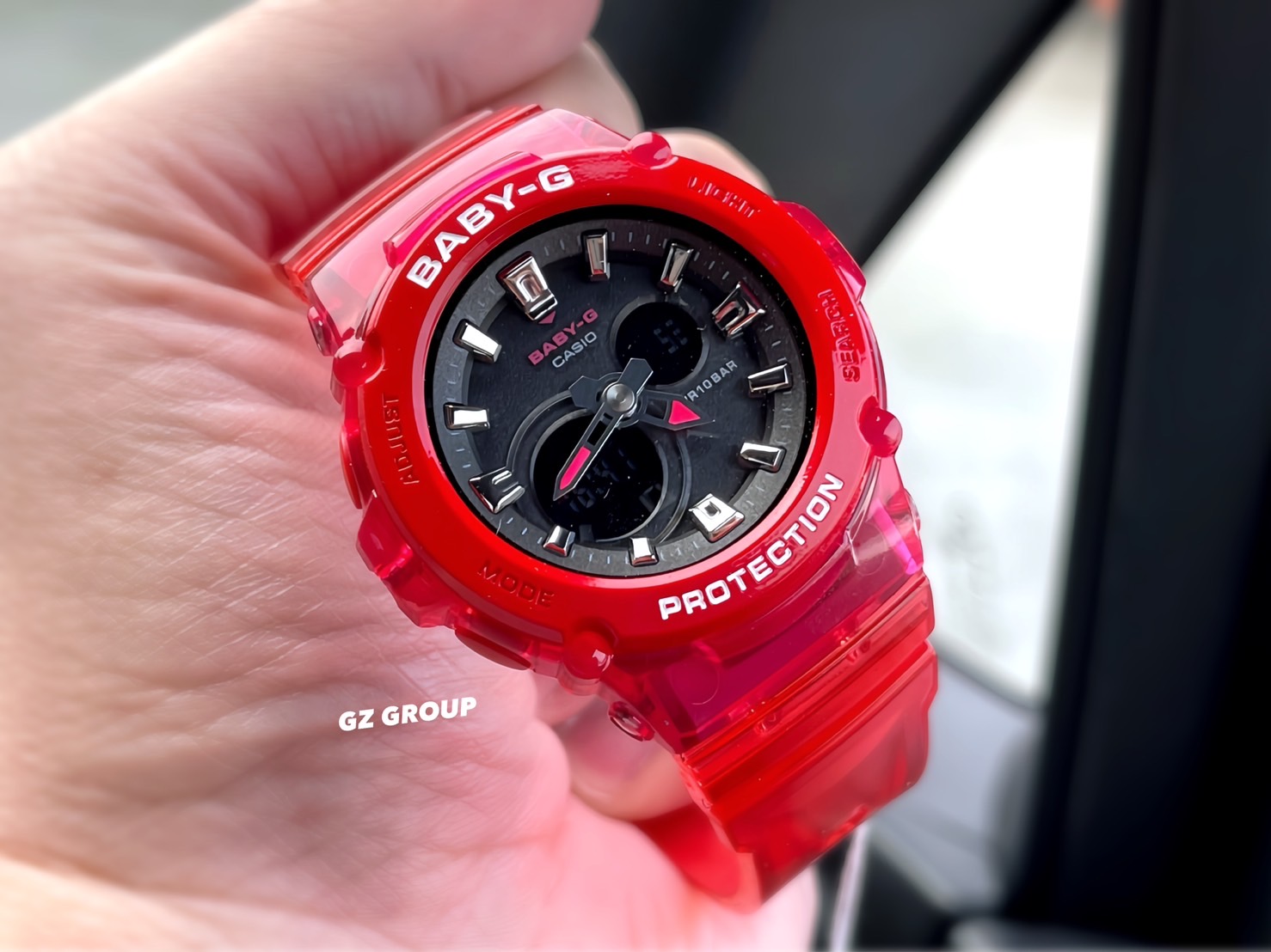 CASIO BABY-G นาฬิกาข้อมือ นาฬิกากันน้ำ นาฬิกาของแท้ ประกันศูนย์ CMG 1 ปี รุ่น BGA-270S-4A นาฬิกาสีชมพู