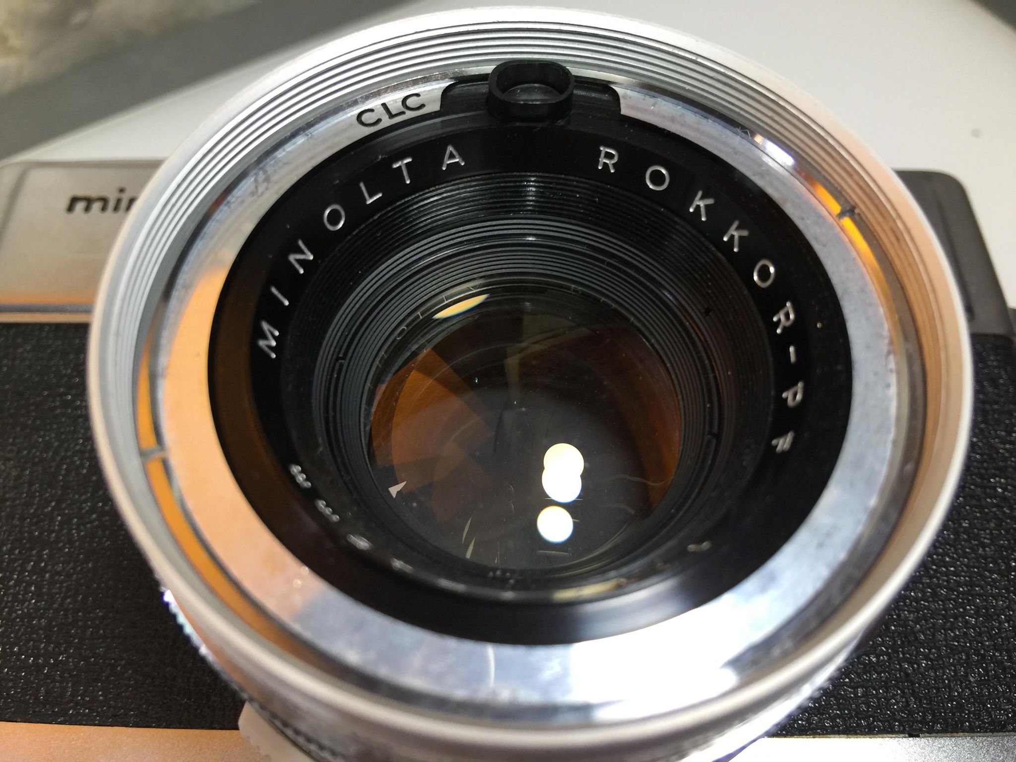 MINOLTA HI-MATIC 9 EASY FLASH MINOLTA ROKKOR-PF 45MM.F1.7