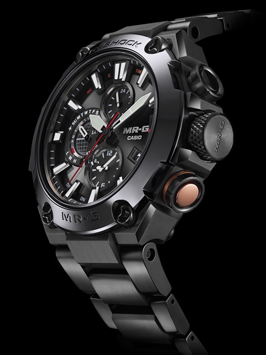 CASIO G-SHOCK นาฬิกาข้อมือ นาฬิกากันน้ำ นาฬิกาของแท้ ประกันศูนย์ CMG 1 ปี รุ่น MRG-G2000B-1A นาฬิกาสีดำ
