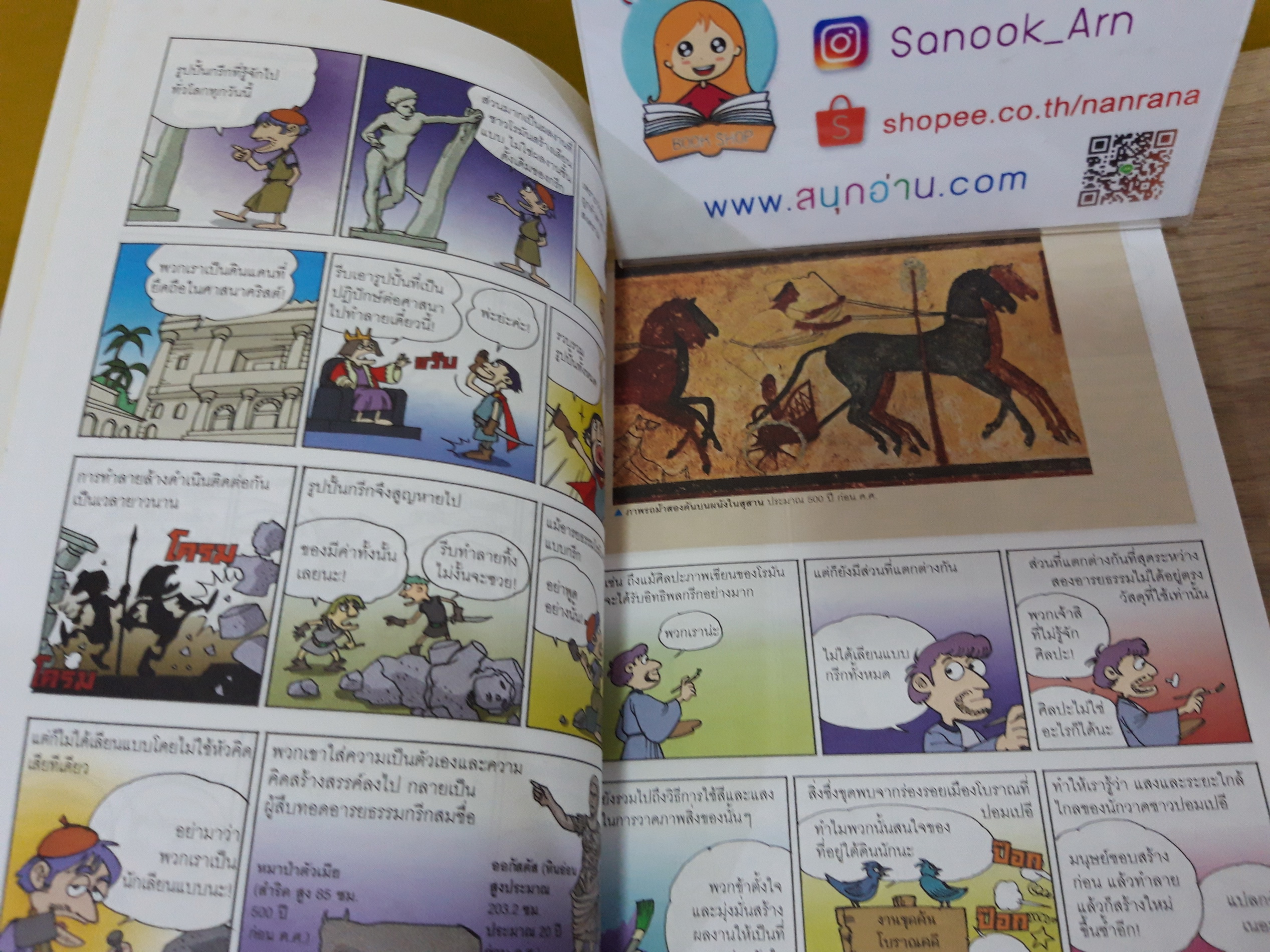 การ์ตูนชุด ประวัติศาสตร์ศิลปะตะวันตก จากยุคแรกเริ่มถึงยุคปัจจุบัน