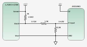 LJ12A34Z / BX proximity switch sensor NPN three-wire normally open metal sensor ตรวจจับโลหะ