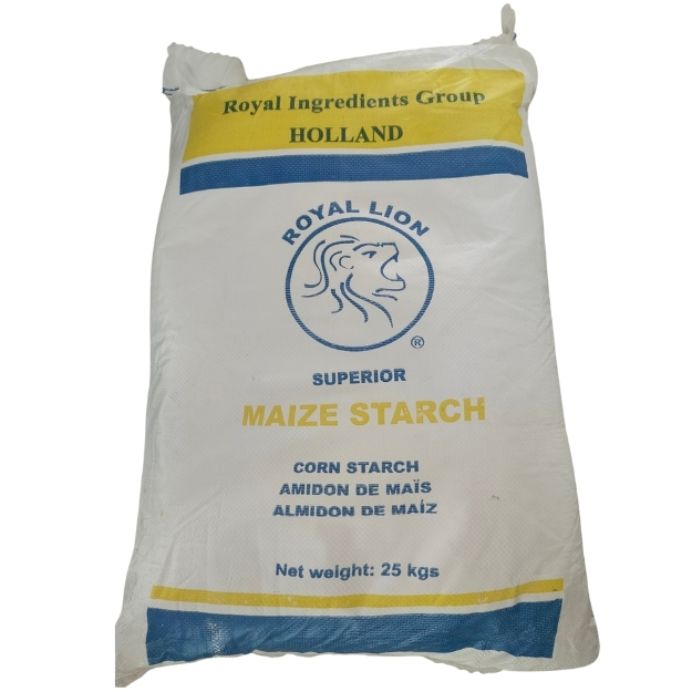 Maize Starch/ Corn Starch แป้งข้าวโพด 25 Kg./Bag "Royal Lion"