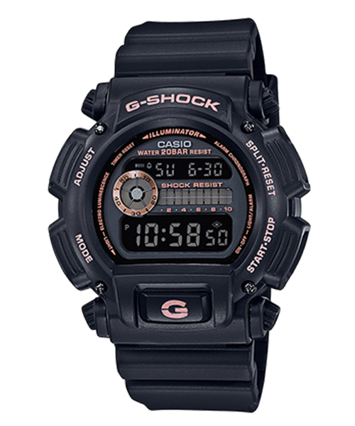CASIO G-SHOCK นาฬิกาข้อมือ นาฬิกากันน้ำ นาฬิกาของแท้ ประกันศูนย์ CMG 1 ปี รุ่น DW-9052GBX-1A4 นาฬิกาสีดำ