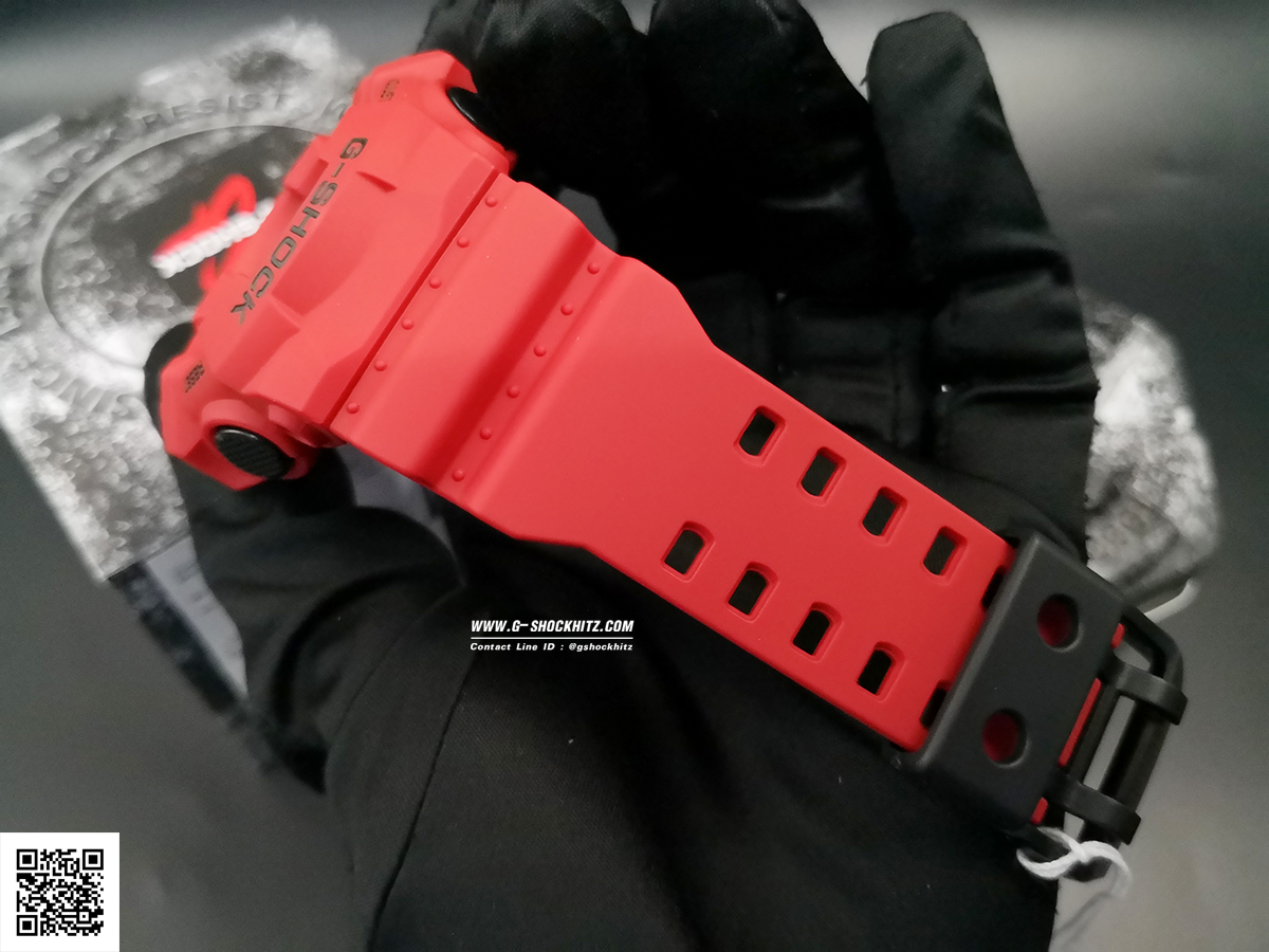 CASIO MID YEAR SALE G-SHOCK นาฬิกาข้อมือ นาฬิกากันน้ำ นาฬิกาของแท้ ประกันศูนย์ CMG 1 ปี รุ่น GA-700-4A นาฬิกาสีแดง